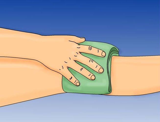 memampatkan lutut untuk arthrosis
